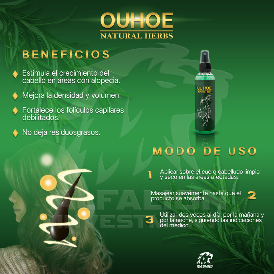 NUEVO OUHOE - PARA EL CRECIMIENTO DE CABELLO